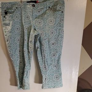 Beautiful Capri paisley jeans